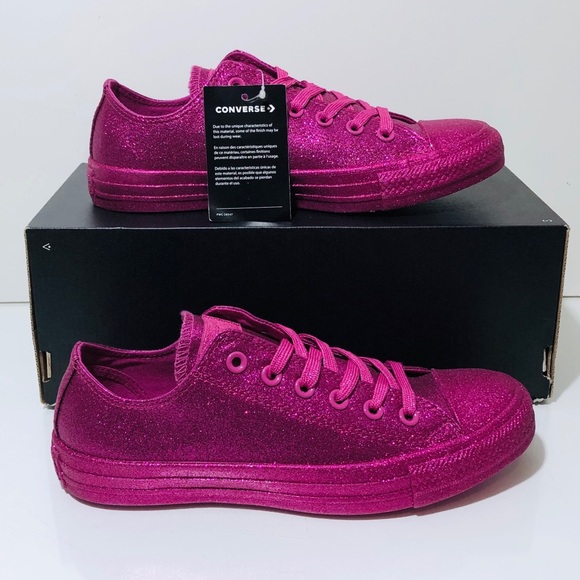 fuschia converse